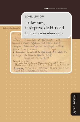 Luhmann, intérprete de Husserl