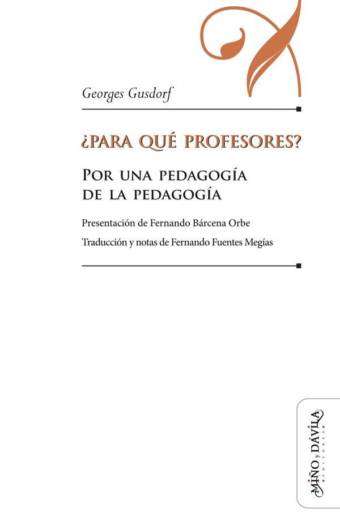 Para qué profesores?