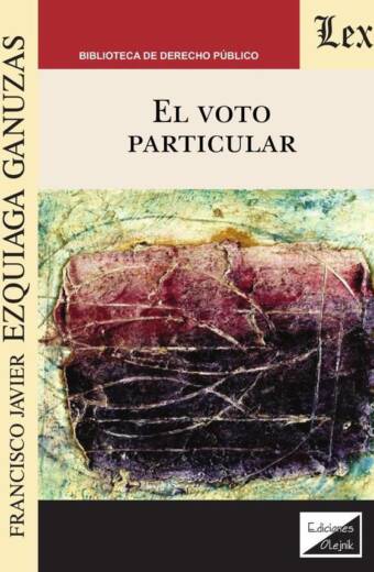 Voto pARticulAR, El