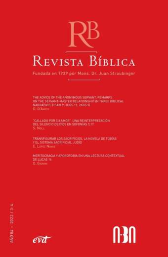 Revista Bíblica 2022/3-4 - Año 84