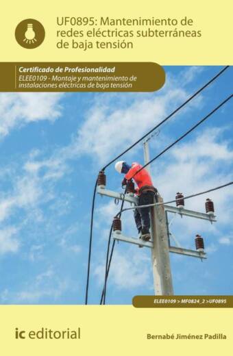 Mantenimiento de redes eléctricas subterráneas de baja tensión. ELEE0109 - Montaje y mantenimiento de instalaciones eléctricas de Baja Tensión