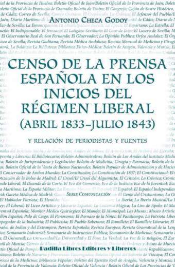 Censo de la prensa española en los inicios del régimen liberal