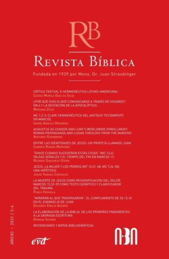 Revista Bíblica 2021/3-4 - Año 83