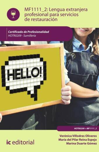 Lengua extranjera profesional para servicios de restauración. HOTR0209 - Sumillería