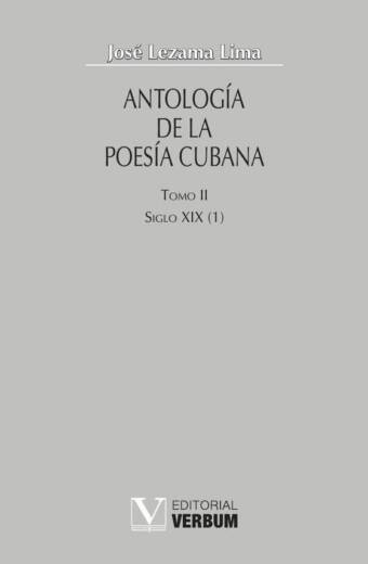 Antología de la poesía cubana. Tomo II
