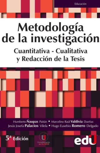 Metodología de la Investigación cuantitativa- cualitativa y redacción de la tesis. 5ta Edición
